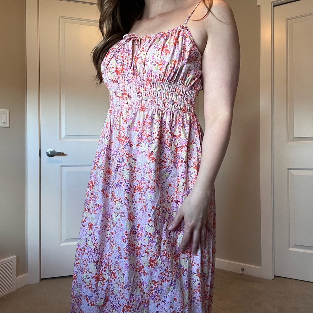 H&M Floral Midi Dress